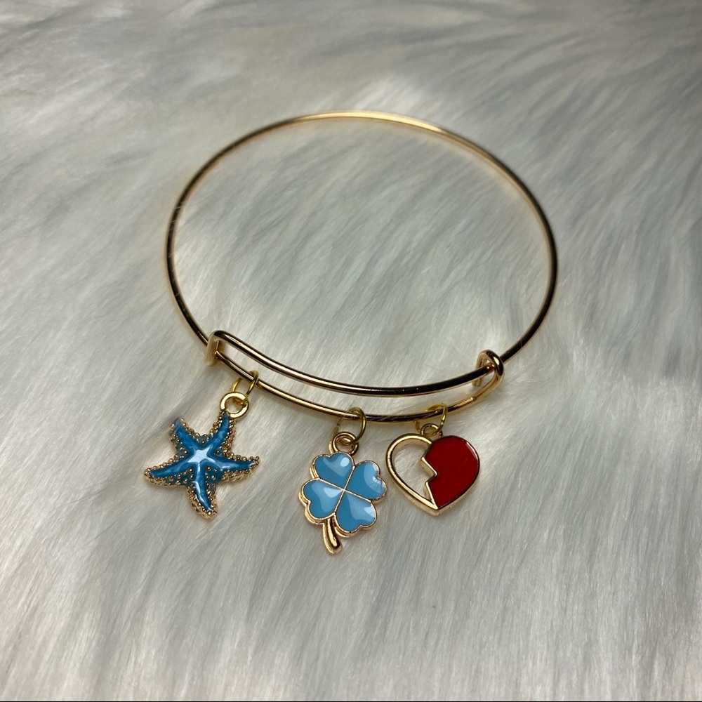 Gold Charm Bracelet